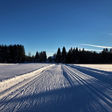 Piste bleue de ski de fond de Lachat : La Chandeleuse