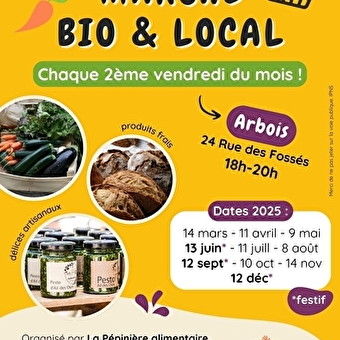 Marché de producteurs bio - ARBOIS