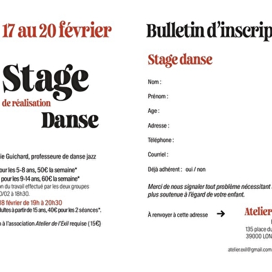 Stage théâtre et musique 