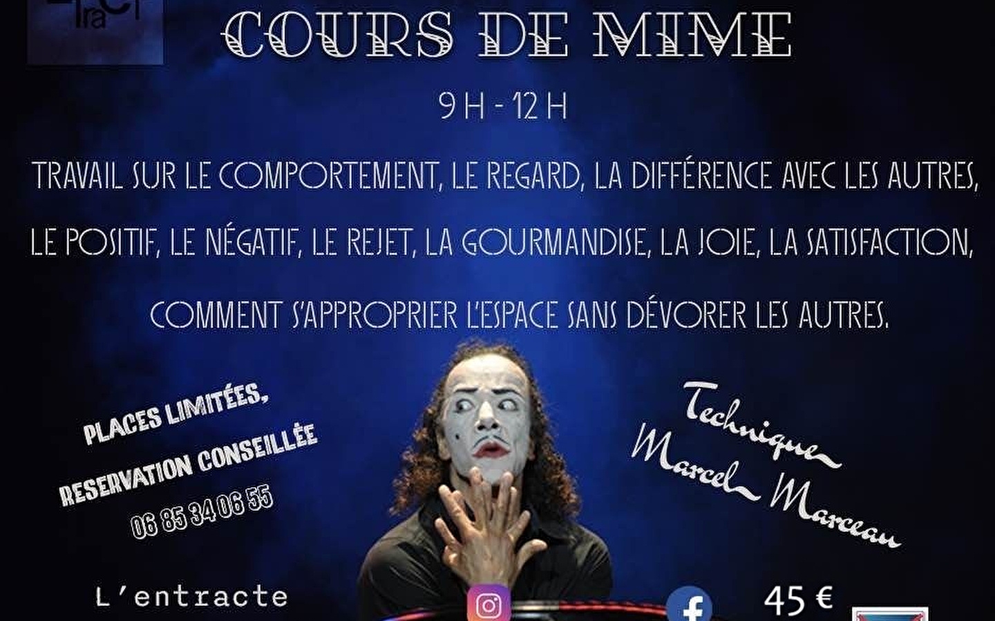 Cours de mime