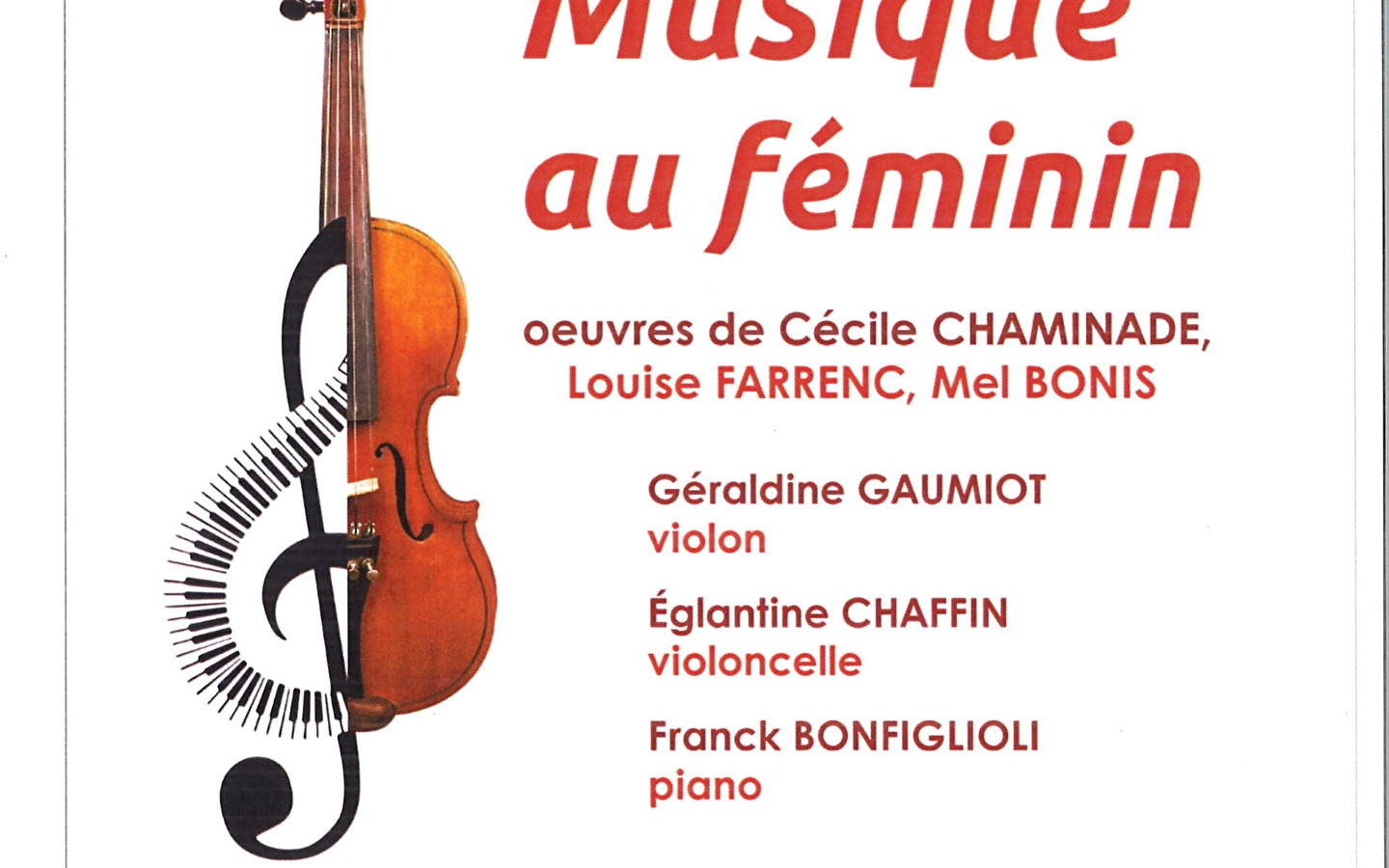 concert 'Musique au féminin'