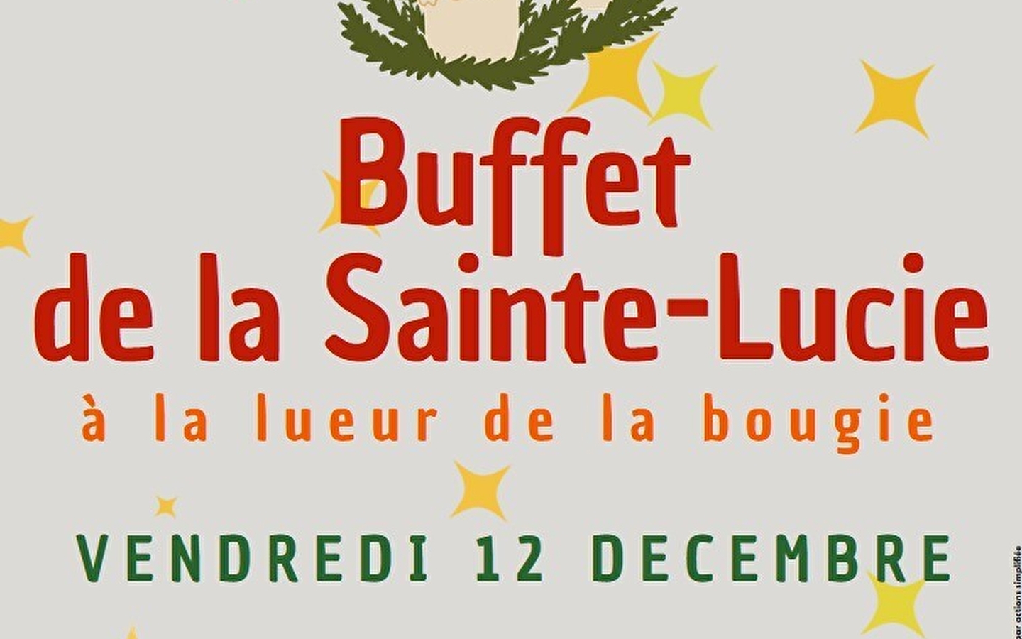 Buffet de la Sainte-Lucie