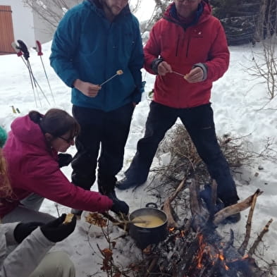 Randonnée raquettes - Fondue en pleine nature avec Sylvain Poncet