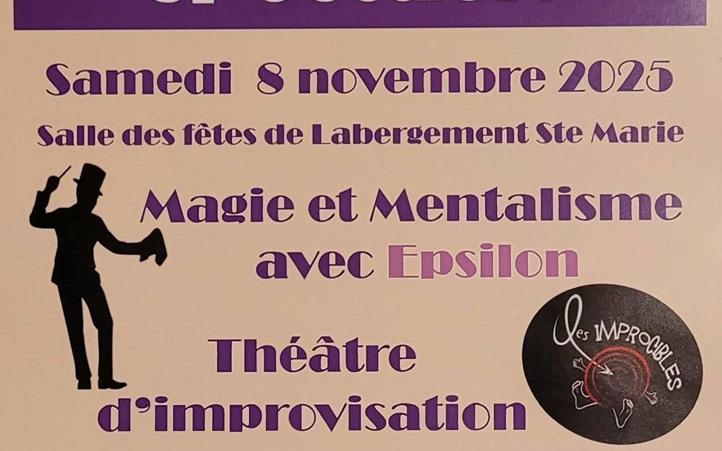 Repas spectacle - Le Fil d'Alexandre