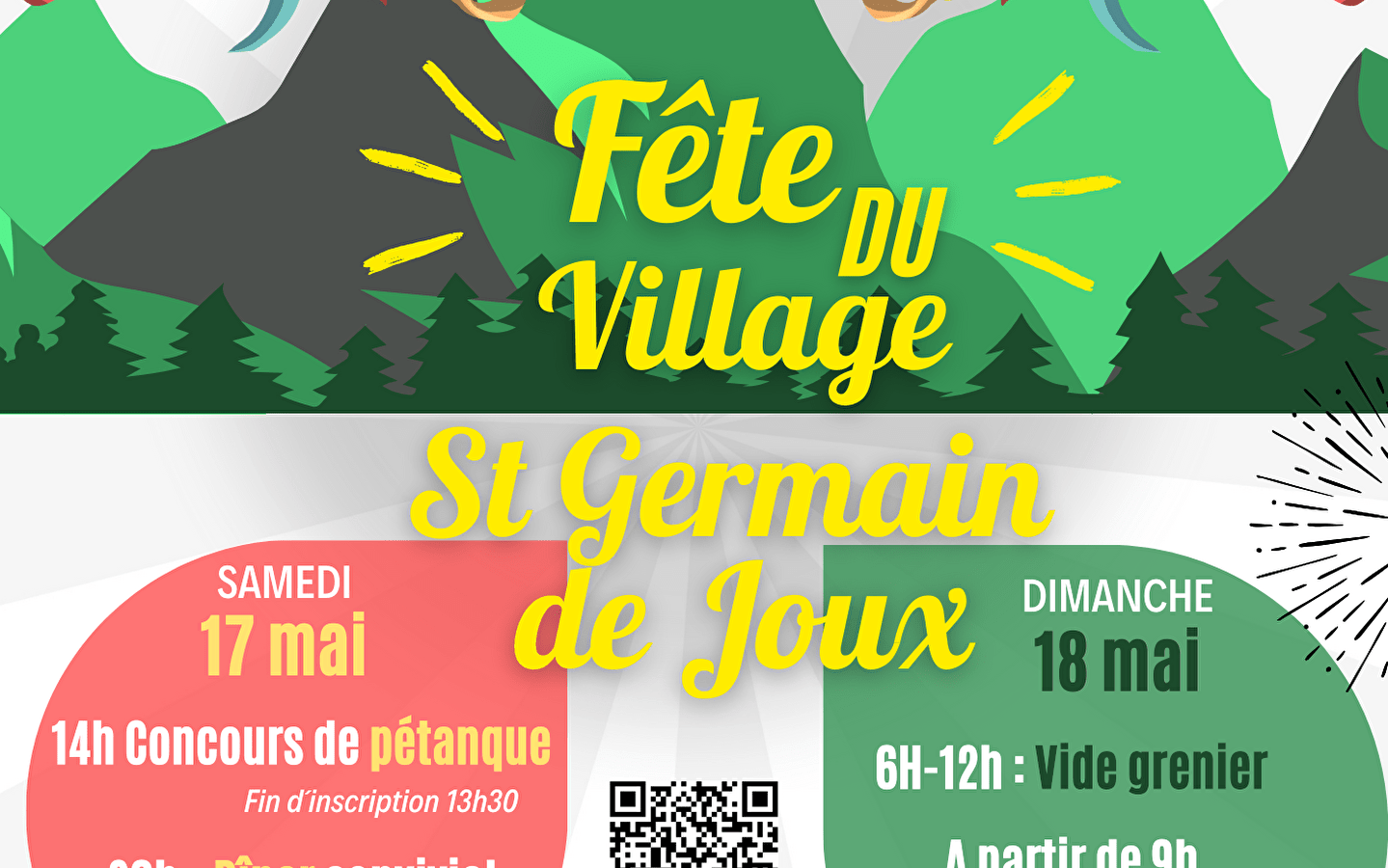 Fête du village à Saint Germain de Joux