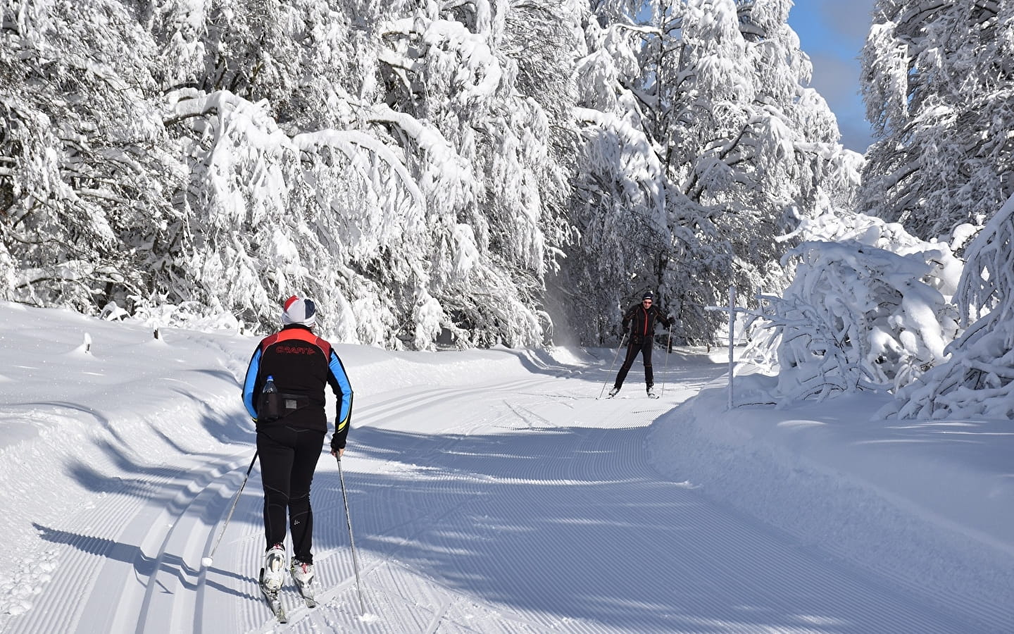 Piste noire de ski de fond du Plateau de Retord : Le Tour du Retord