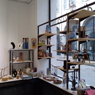 Espace boutique art et artisanat d'art de la Galerie du Quai
