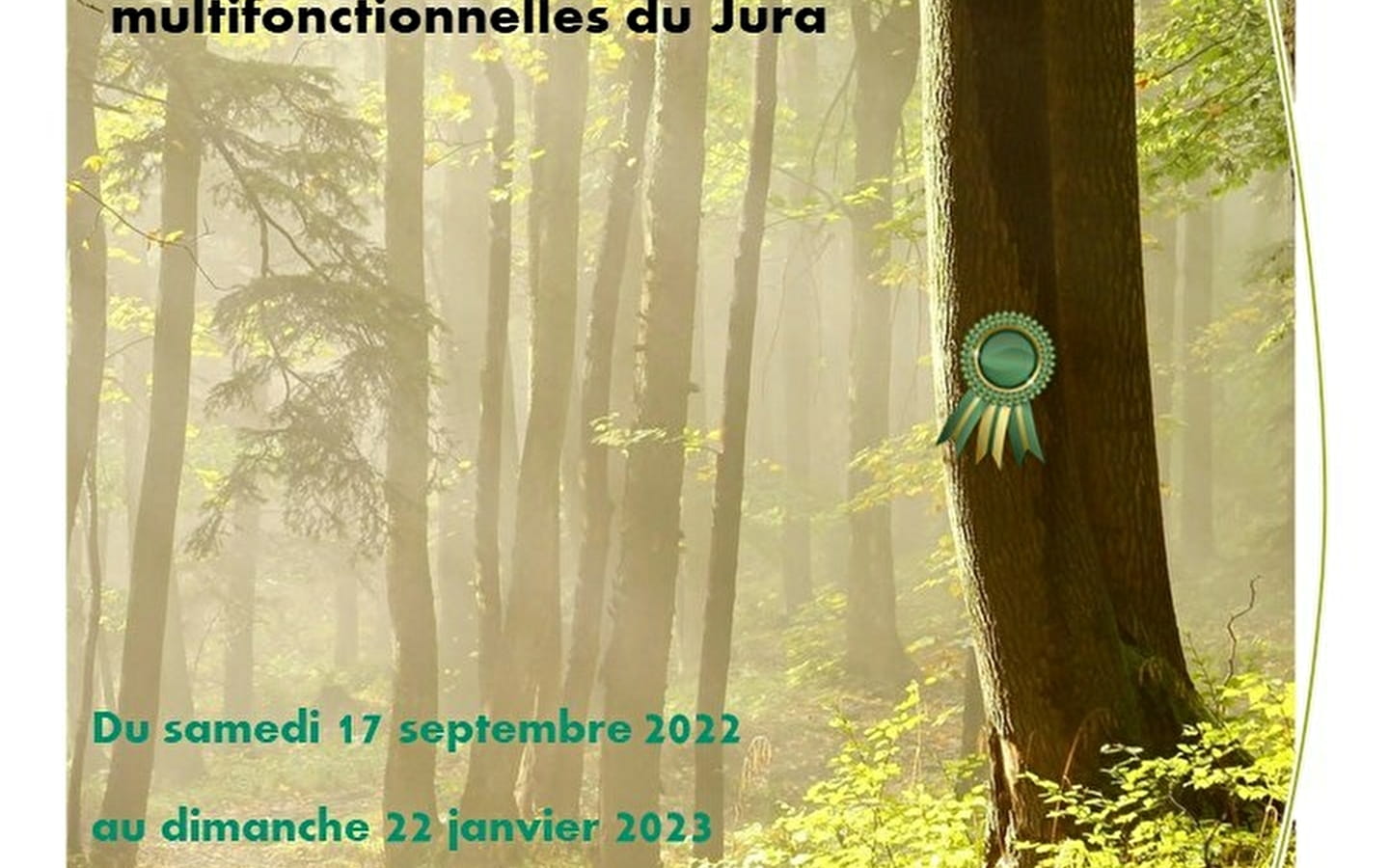Exposition ' Sylvotrophée, un regard sur les forêts multifonctionnelles du Jura ' 