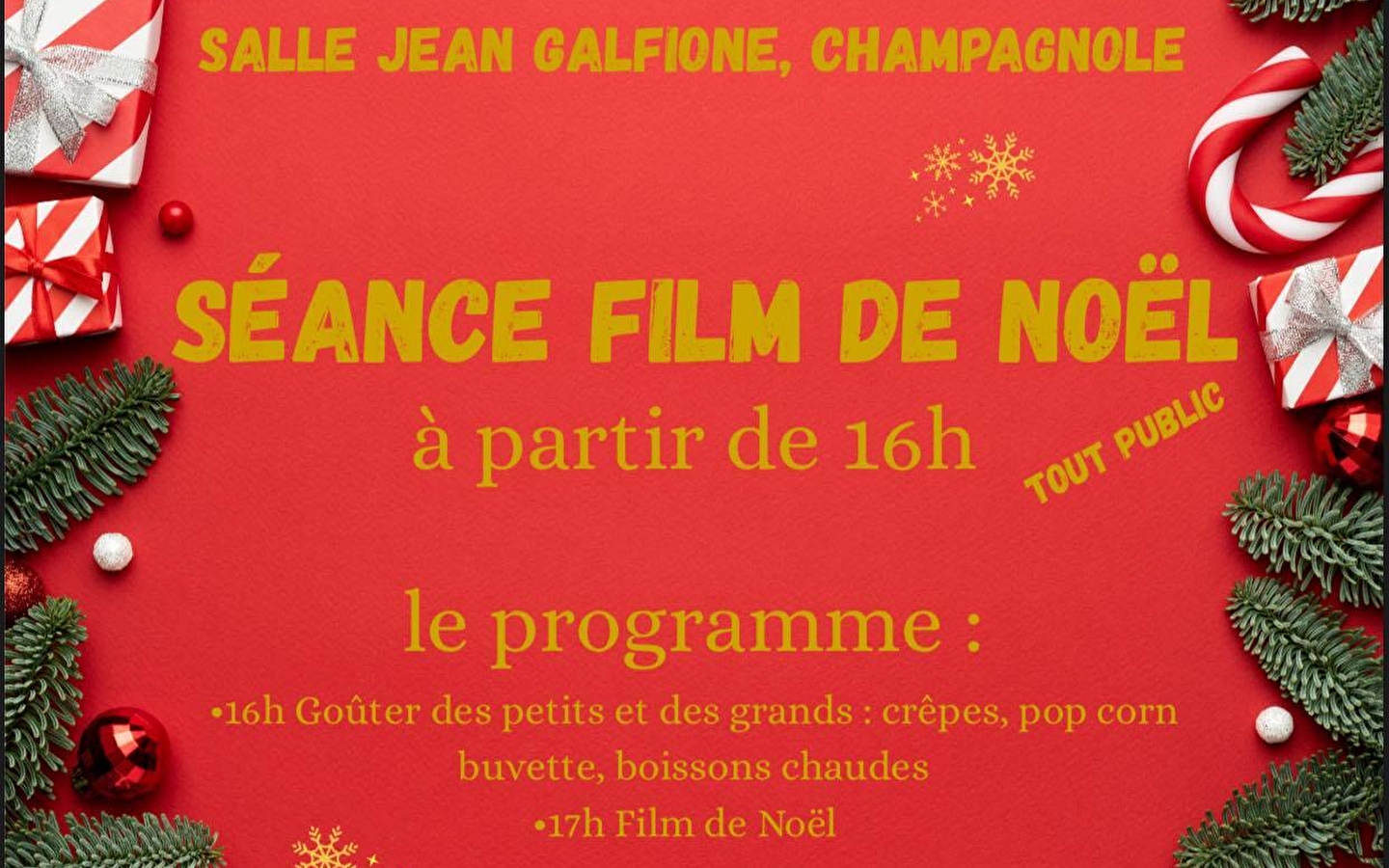 Séance film de Noël
