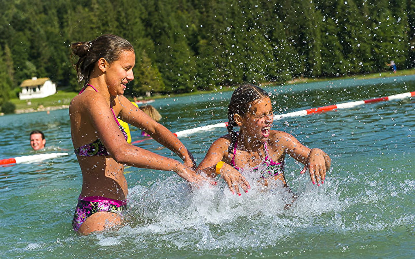 Baignade au lac Genin