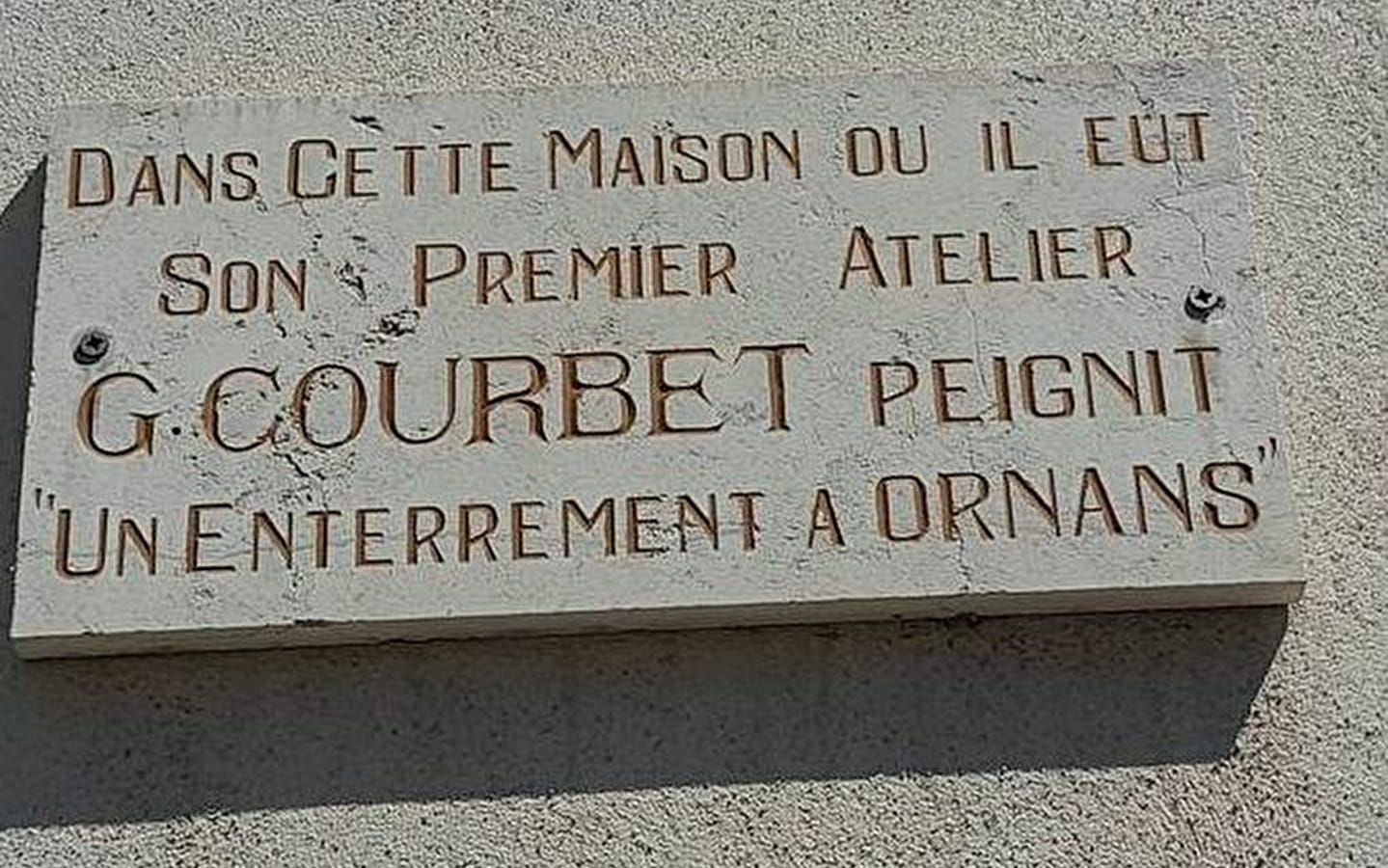 Visite du premier atelier de Gustave Courbet
