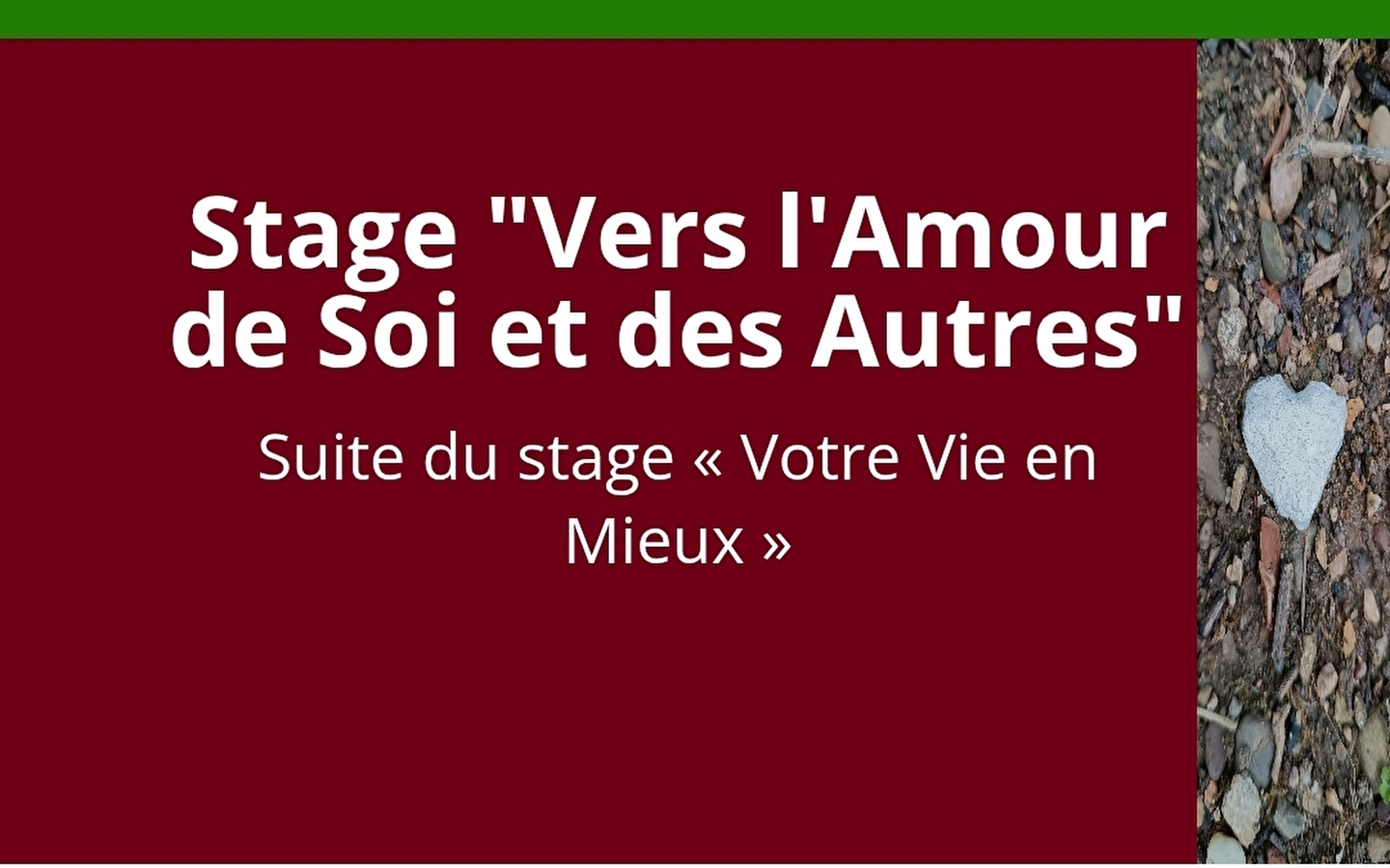 Vers l' Amour de Soi et des Autres