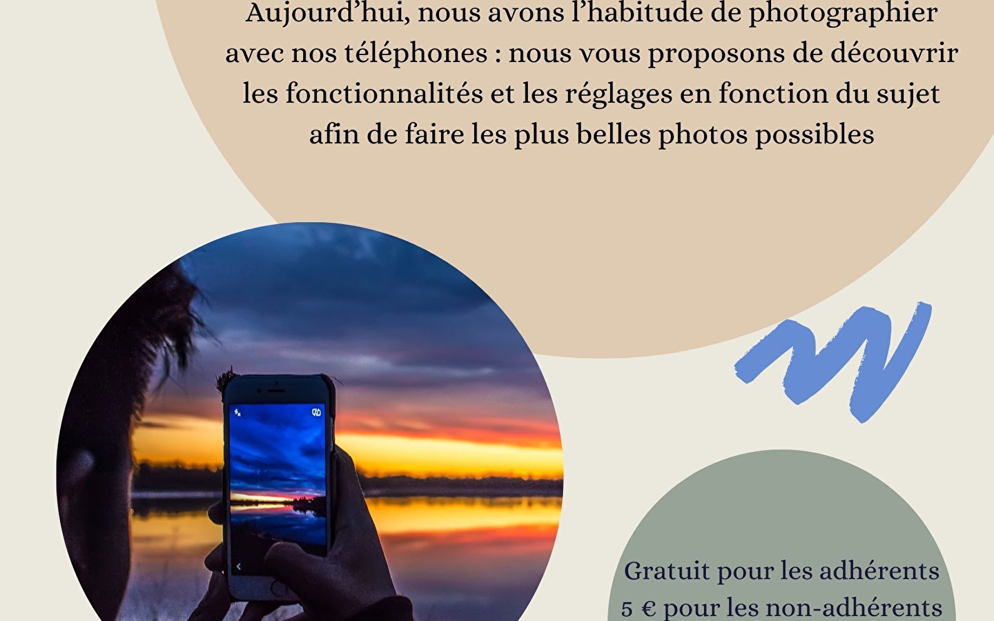 Atelier découverte Photographie sur smartphone