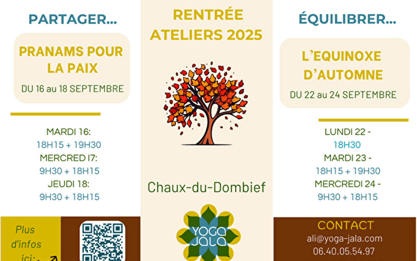 Atelier d'automne - Yoga Jala 