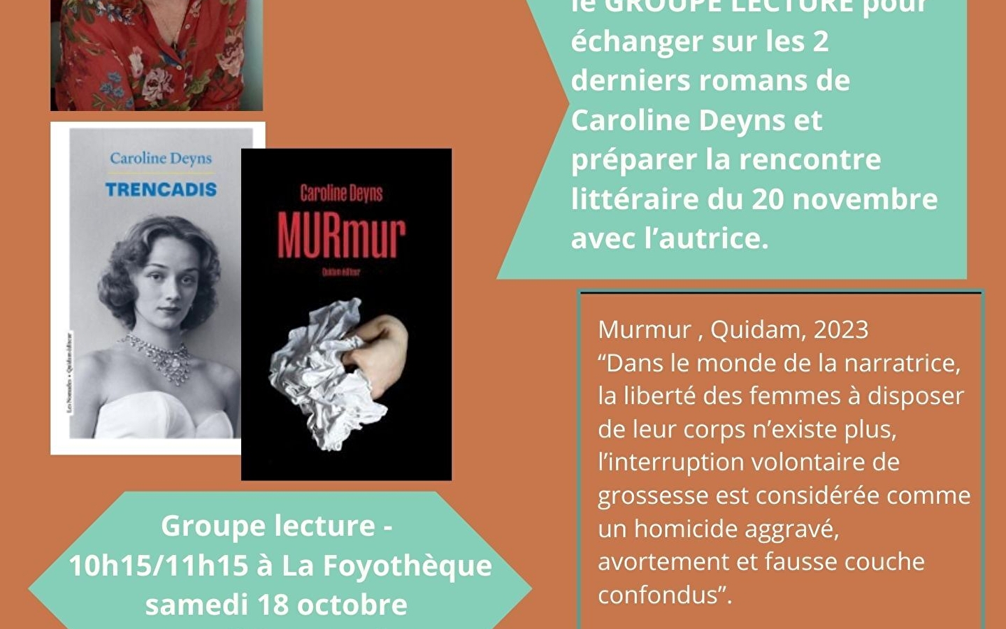 Groupe lecture - Caroline DEYNS