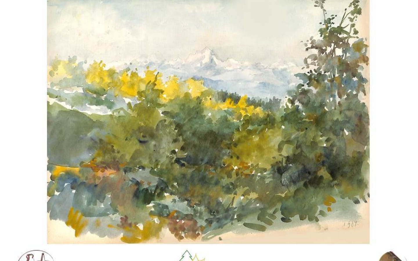 Exposition - Aquarelles d'Yvonne Récamier