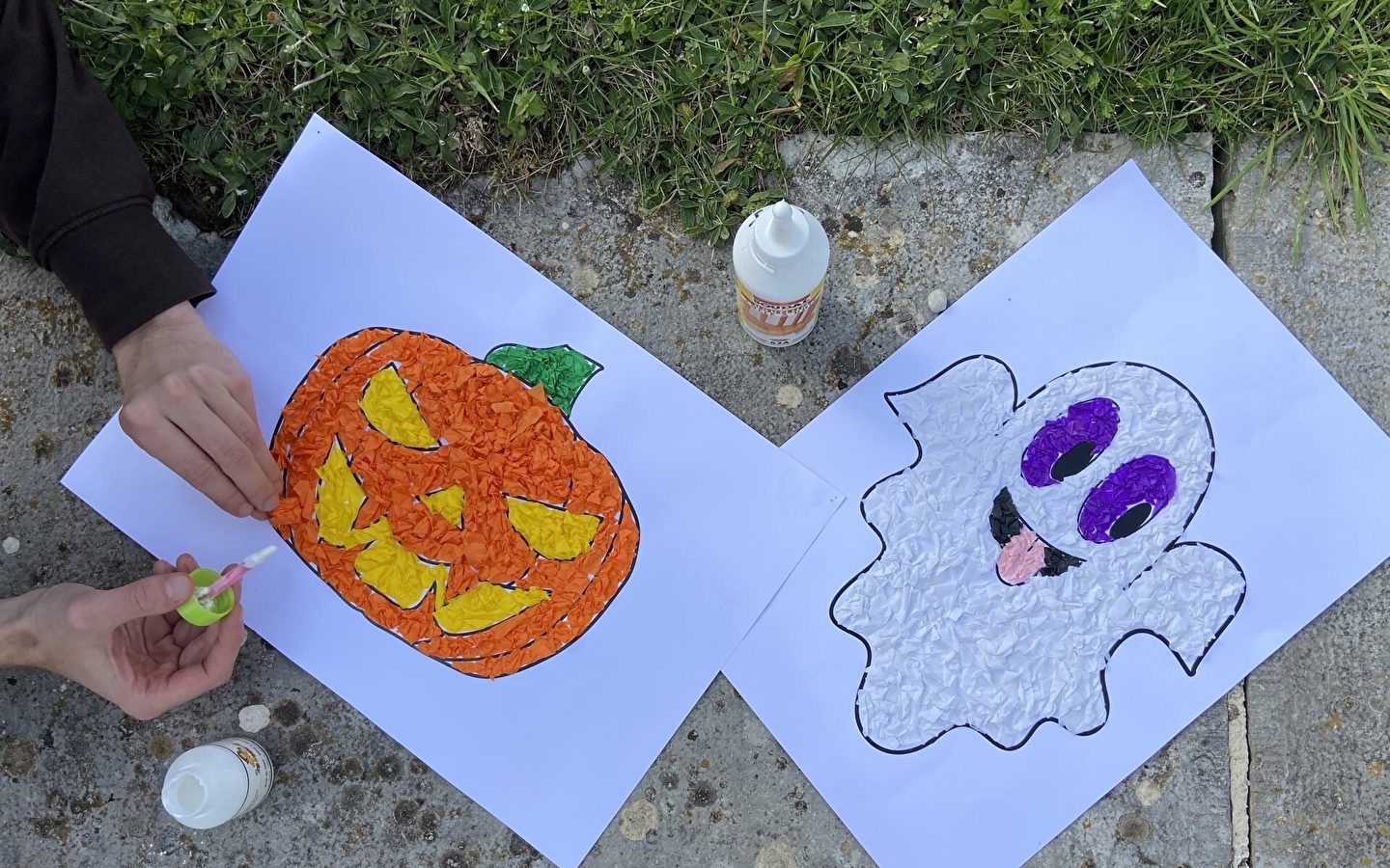 Les JOUX'rnées ensorcelées - Atelier famille « Froisse et frisson, colore ton monstre fripon »