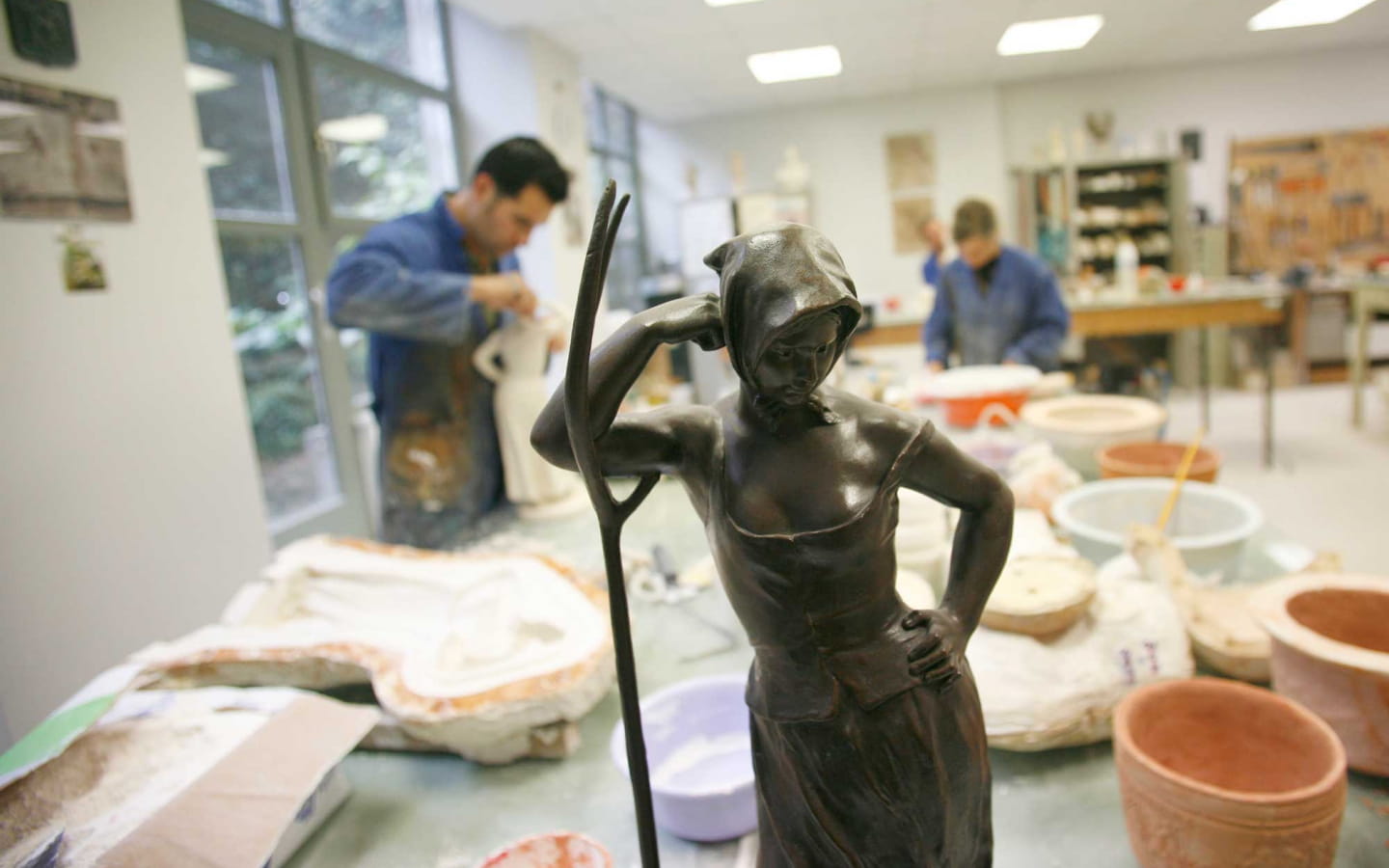 Visite de l’atelier des moulages