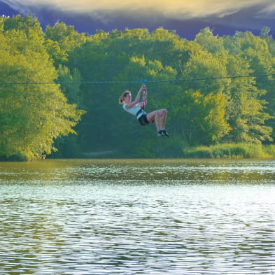 Acrobranche Arbres et Sens Aventures / Canoë ou stand up paddle