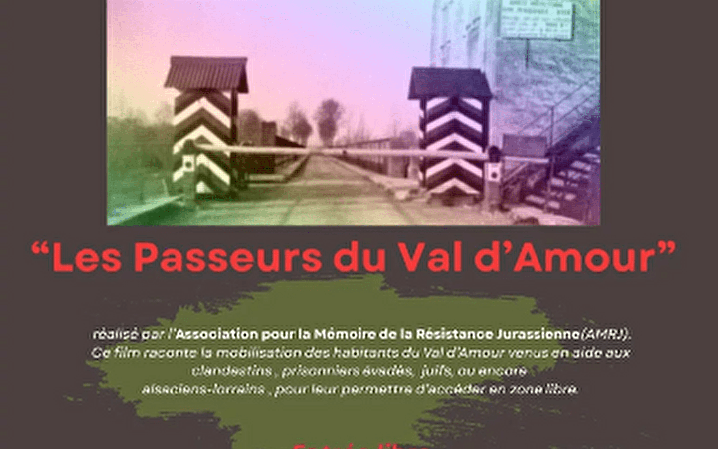Projection Documentaire 'Les Passeurs du Val d'Amour'