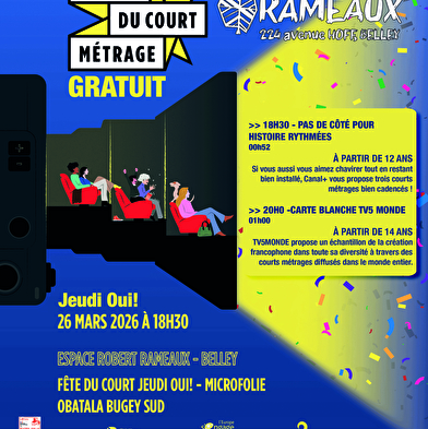 Jeudi Oui! - Soirée SBK & Fête du court métrage