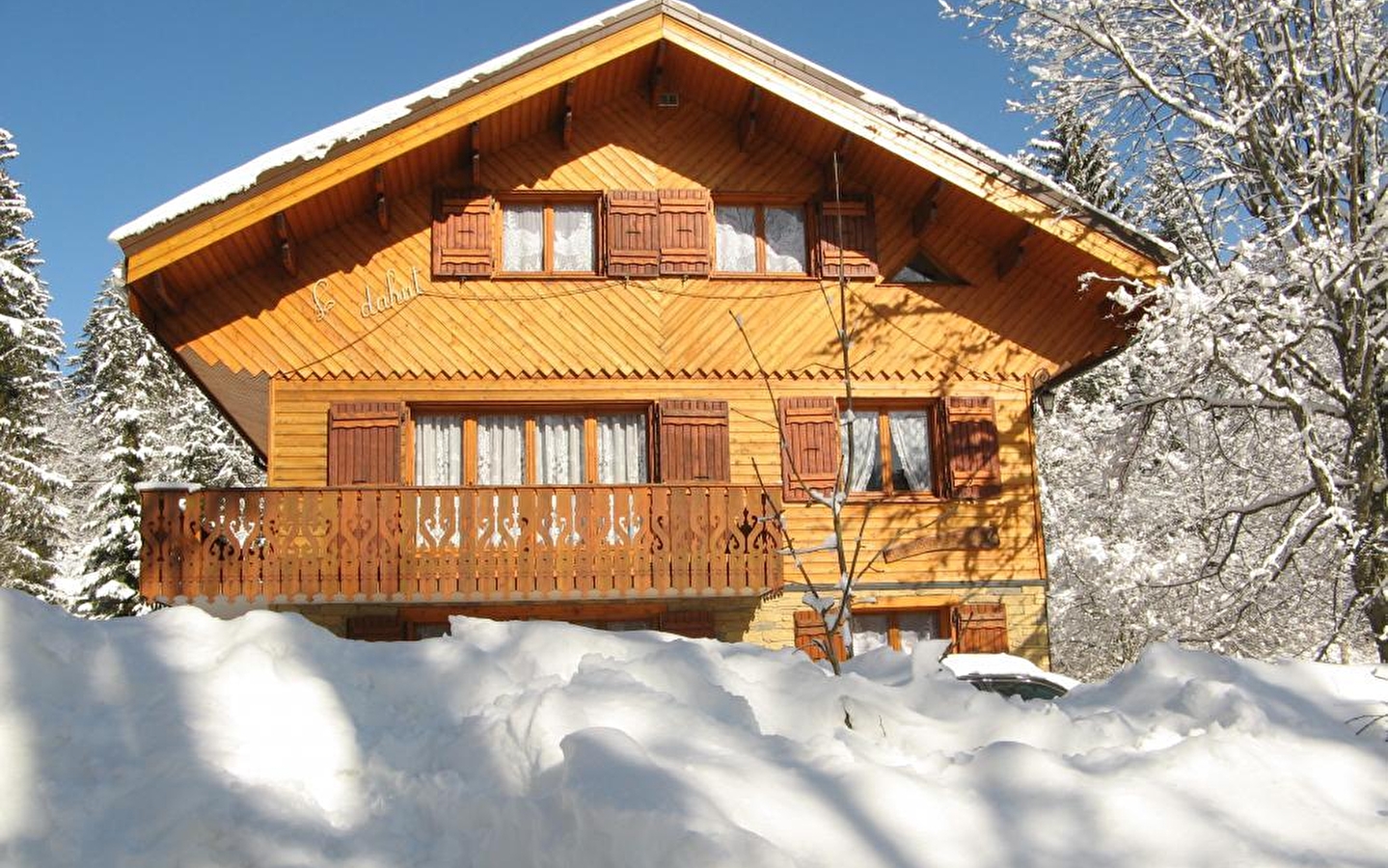 Chalet le Dahut (4 personnes + lit supplémentaire)