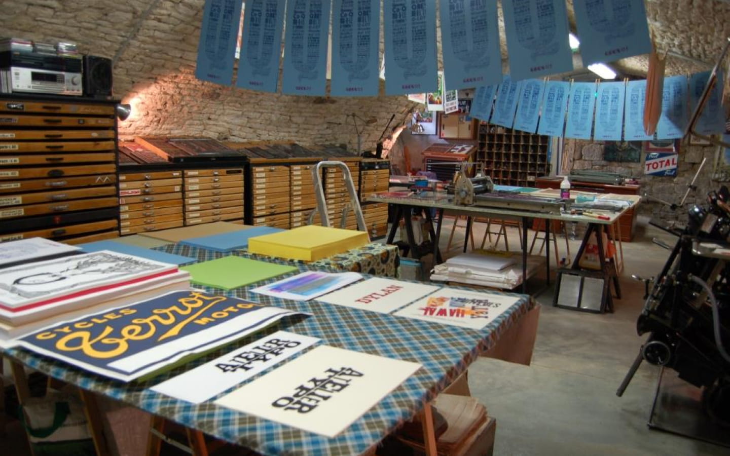 Atelier de typographie Affiche Moilkan