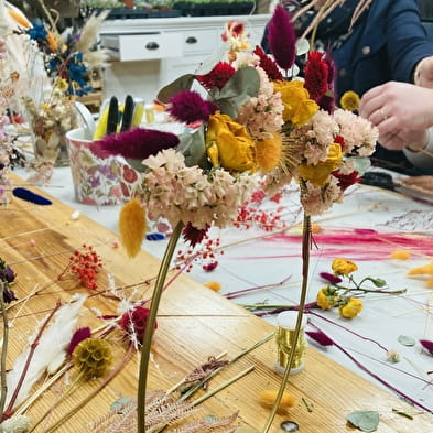 Café-fleurs Pom'Violette