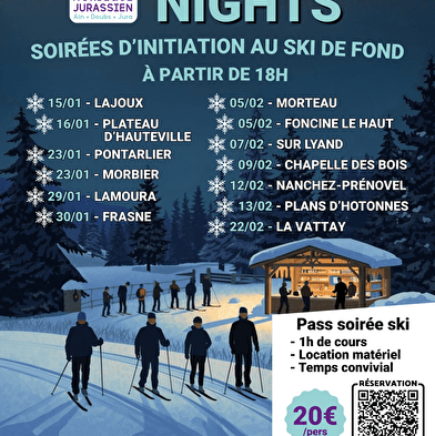 Nordic Nights de l'Espace Nordique Jurassien