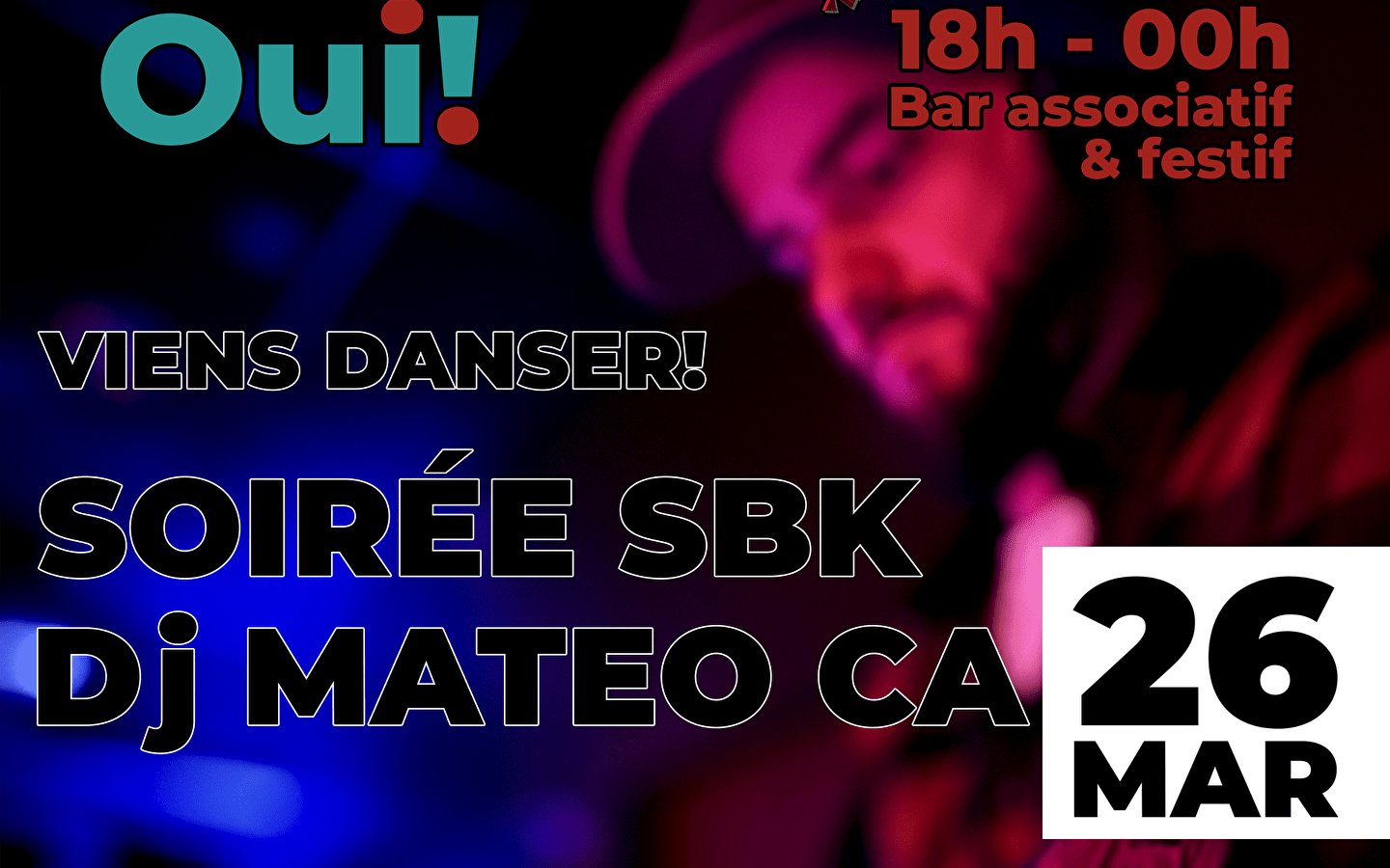 Jeudi Oui! - Soirée SBK & Fête du court métrage