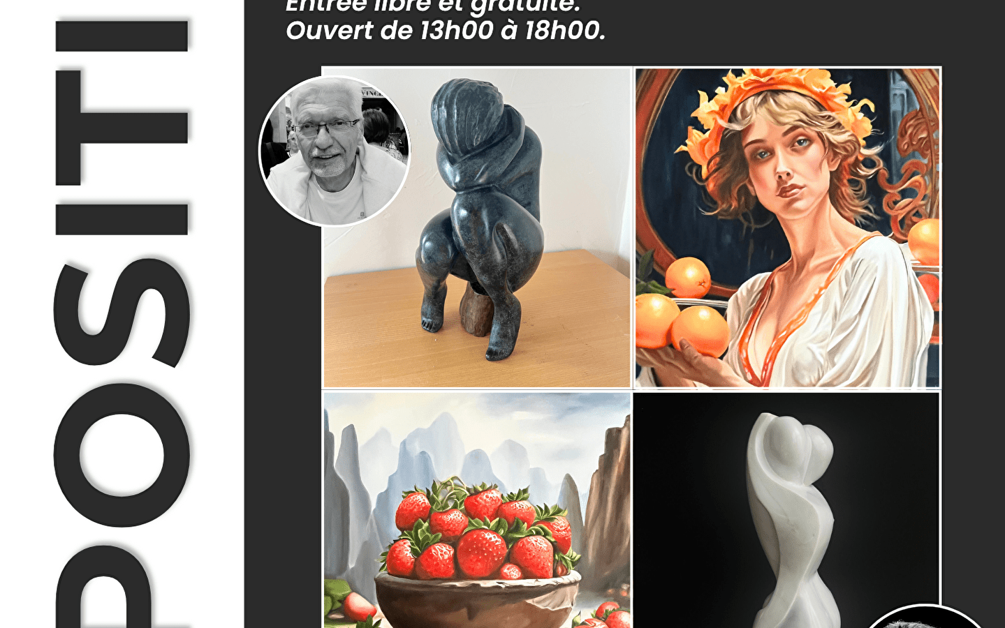 Exposition peinture et sculpture