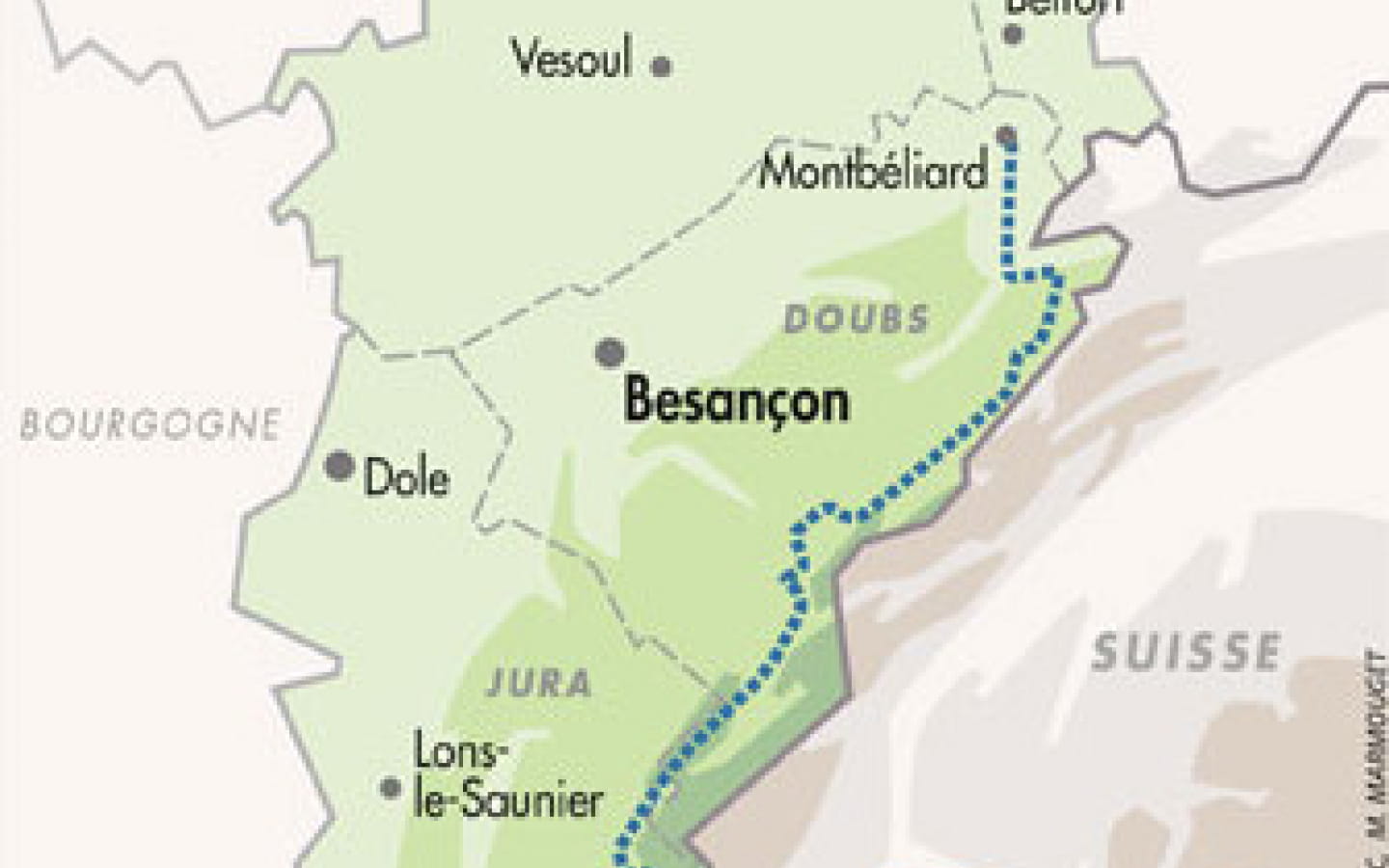 La grande traversée du jura (GTJ) a vélo