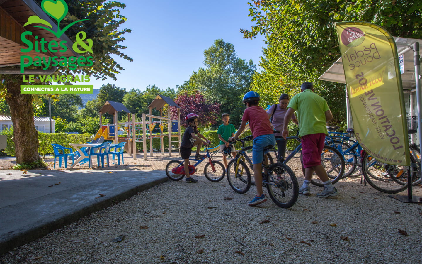 Location de vélos au camping Le Vaugrais