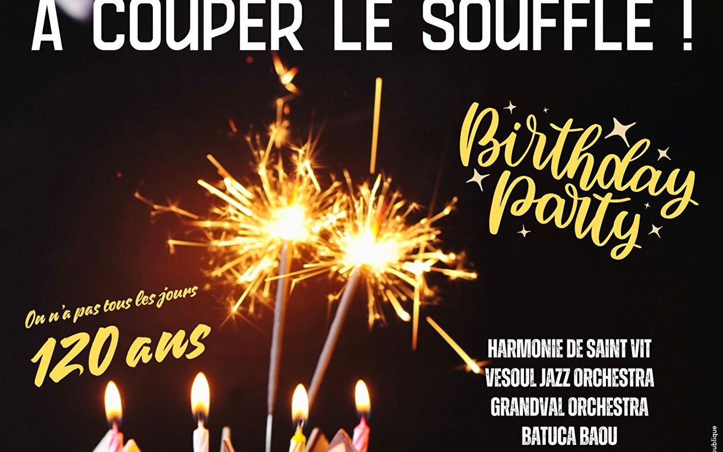 A couper le souffle, l'Orchestre d'Harmonie des Chaprais de Besançon fête ses 120 ans.