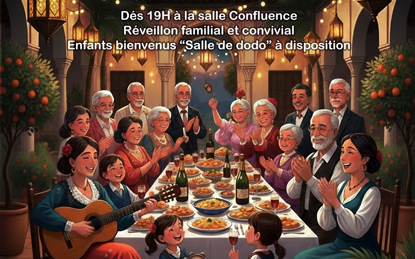 Soirée andalouse pour le réveillon de la Saint Sylvestre
