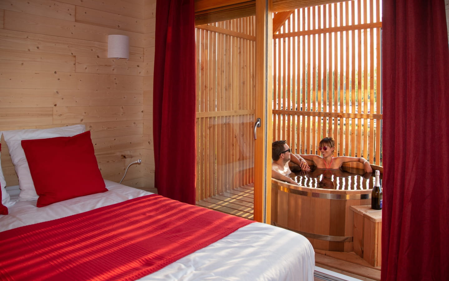 Les Lodges de la Viarhôna : les cabanes-spa