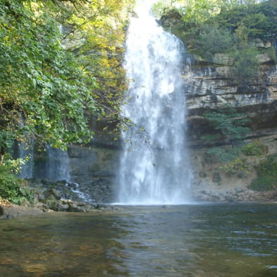 Parcours intégral des cascades du Hérisson