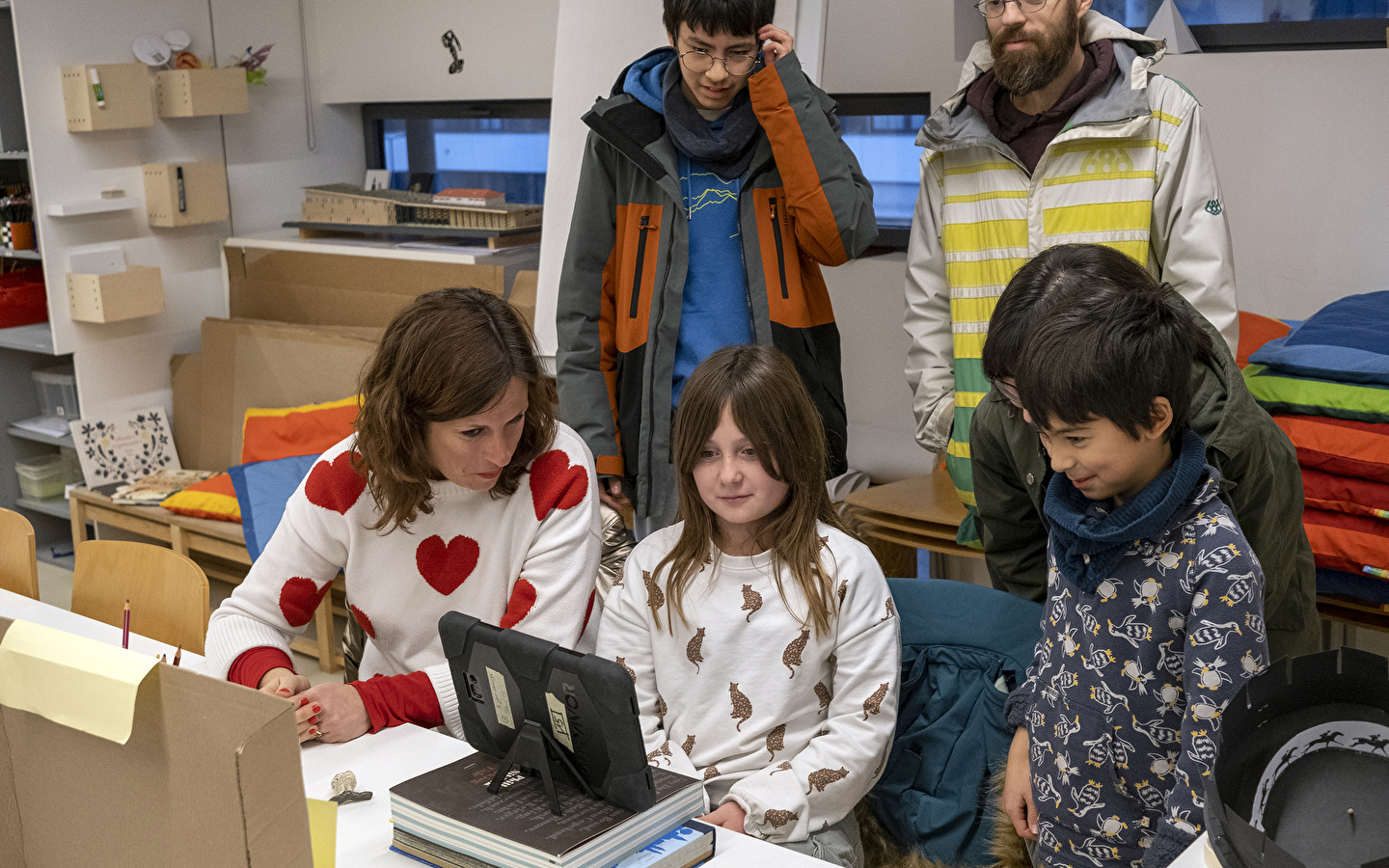 Visite-atelier parents-enfants / vacances de Noël au Frac