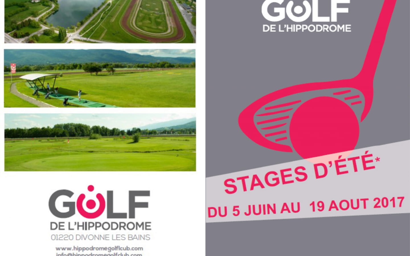 Golf : Stages d'été pour enfants et adultes