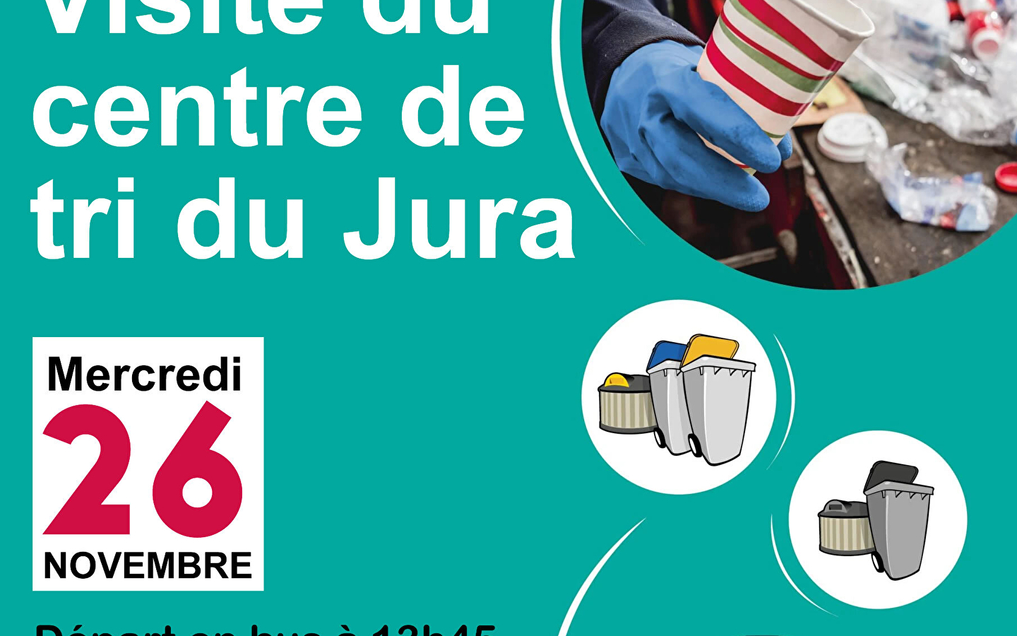 Où vont nos déchets : visite du centre de tri du Jura