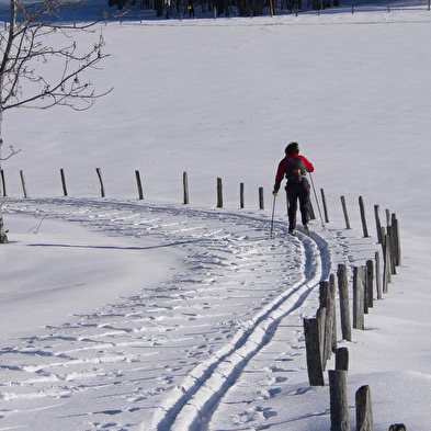 Ski nordique aux Plans d'Hotonnes - Plateau de Retord