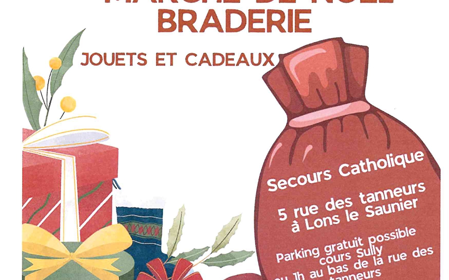 Marché de Noël du secours catholique