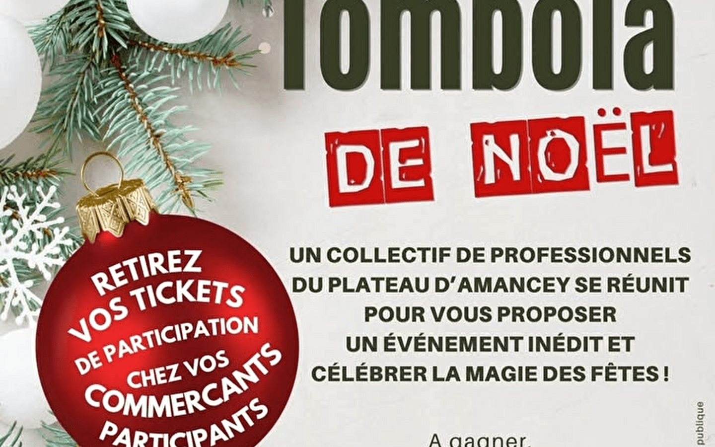 Tombola de Noël