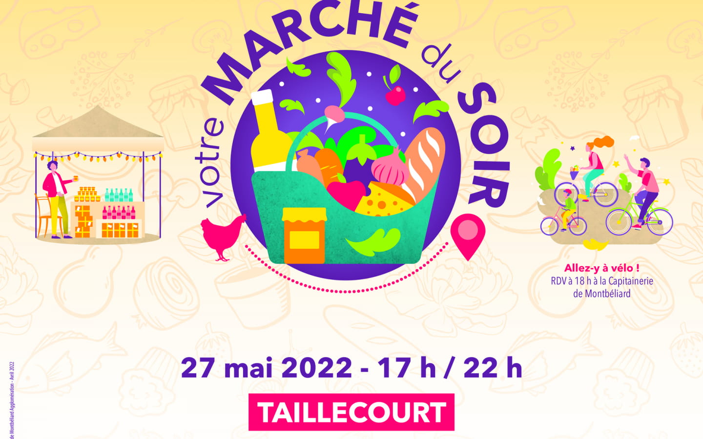 Marché du soir à Taillecourt
