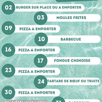 Soirées Spéciales Restaurant Les Pâturages - CHAPELLE-DES-BOIS