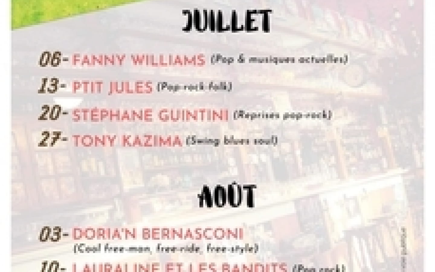 Apéros-concerts du Pub Northwich