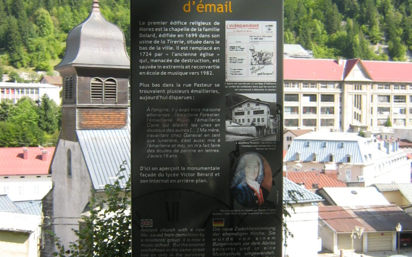 Circuit de découverte du patrimoine industriel - Email, horloge, lunette