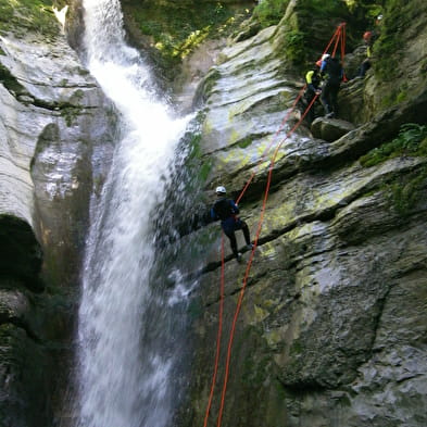 Canyoning avec Lézard des Bois