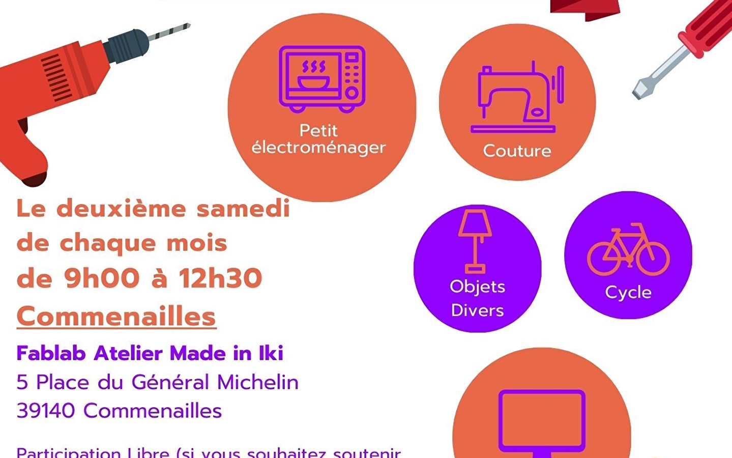 Café Réparation Iki, on répare ensemble ?