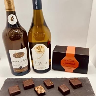 Voyage gourmand : vins & chocolats 